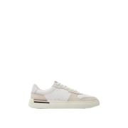 Hugo Boss Vita Läder Sneakers Trendy Design White, Herr