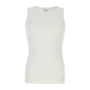 Alexander McQueen Vit stretch bomullstanktopp White, Herr