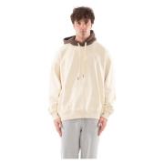 Timberland Mysig Boucle Hoodie för Kallt Väder Beige, Herr