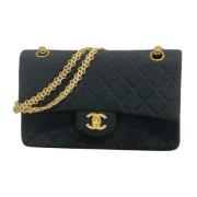 Chanel Vintage Pre-owned Bomull chanel-vskor Black, Dam