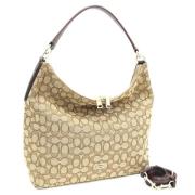 Coach Pre-owned Pre-owned Canvas axelremsvskor Beige, Dam