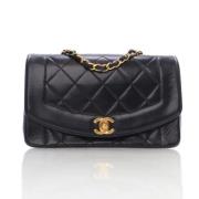 Chanel Vintage Pre-owned Laeder chanel-vskor Black, Dam