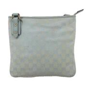 Gucci Vintage Pre-owned Canvas gucci-vskor Blue, Dam