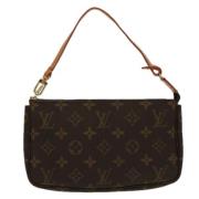 Louis Vuitton Vintage Pre-owned Canvas kuvertvskor Brown, Dam