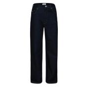 DNM Pure Retro-chic wide leg jeans Blue, Dam