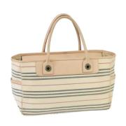 Burberry Vintage Pre-owned Canvas handvskor Beige, Dam