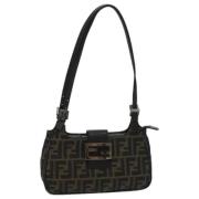 Fendi Vintage Pre-owned Canvas fendi-vskor Black, Dam