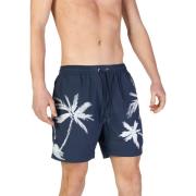 Hugo Boss Blå Lace Fastening Badshorts Blue, Herr