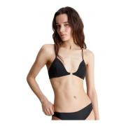 Calvin Klein Triangel Kupébadkläder Black, Dam