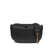 Guess Svart Crossbody Väska för Damer Black, Dam