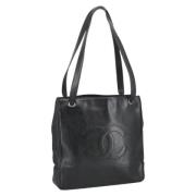 Chanel Vintage Pre-owned Laeder totevskor Black, Dam