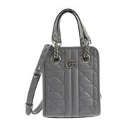 Gucci Vintage Pre-owned Laeder gucci-vskor Gray, Unisex