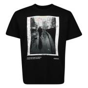 Sacai James Dean Tryckt T-shirt Vår-Sommar 2025 Black, Herr