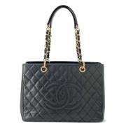 Chanel Vintage Pre-owned Laeder chanel-vskor Black, Dam