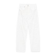 Frame Vita Straight Leg Jeans med Strass White, Dam