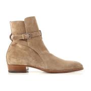 Saint Laurent Beige Ankelboots för Män Beige, Herr