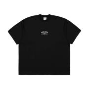 Vetements Svart Crew Neck Straight Hem Skjorta Black, Herr