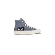 Comme des Garçons Grå Canvas Chuck Taylor High-Top Sneakers Gray, Dam