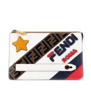 Fendi Vintage Pre-owned Laeder kuvertvskor Multicolor, Dam