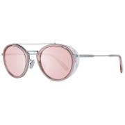 Omega Rosa Aviator Solglasögon Spegelglas Pink, Herr