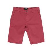 Lyle & Scott Bordeaux Bomullsshorts Höst/Vinter Kollektion Red, Herr