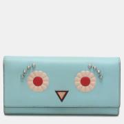 Fendi Vintage Pre-owned Laeder plnbcker Blue, Dam