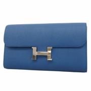 Hermès Vintage Pre-owned Laeder plnbcker Blue, Dam