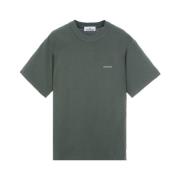 Stone Island Bunden T-shirt i 'Musk' Green, Herr