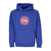 Nike Detroit Pistons Club Hoodie Blue, Herr