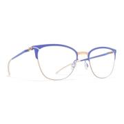 Mykita Elba Solglasögon Champagne Guld Lila Blue, Unisex