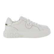 Pinko Snygga Sneakers i Rosa White, Dam