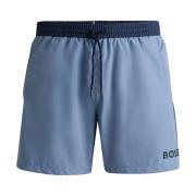 Hugo Boss Starfish Badkläder - Blått Tryck Blue, Herr