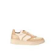 Maison Toufet Handgjord Läderkorg Sneaker Beige, Dam