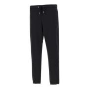 Sun68 Svart bomullsjogger med elastisk midja Black, Herr