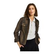 IN Front Stilren Mary Jane Jacket Blazer Brown, Dam