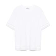 Peserico Vit T-shirt och Polo White, Dam