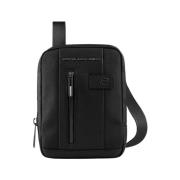 Piquadro Cross Body Bags Black, Herr