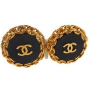 Chanel Vintage Pre-owned Metall chanel-smycken Yellow, Dam