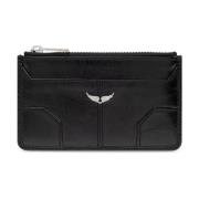 Zadig & Voltaire Läder plånbok Black, Dam