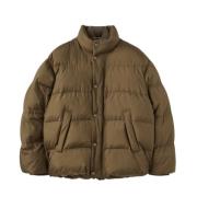 Loro Piana Stormbehandlad Pufferjacka med Cashmere-Bib Brown, Herr