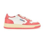 Autry Rosa Läder Sneakers 1980s Design Pink, Dam