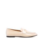 Tod's Mandel Beige Platt Sula Penny Slot Beige, Dam