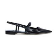 Jimmy Choo Svarta Sandaler för en Stilren Look Black, Dam