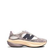 New Balance Mocka Mesh Sneakers Snörning Rund Tå Gray, Dam