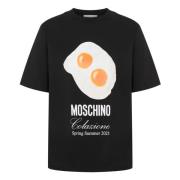 Moschino Svarta T-shirts och Polos Black, Dam