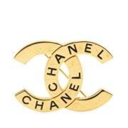 Chanel Vintage Pre-owned Metall chanel-smycken Yellow, Dam