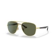 Ray-Ban Fyrkantiga polariserade solglasögon Yellow, Unisex