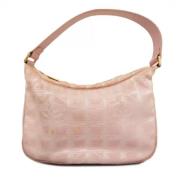 Chanel Vintage Pre-owned Nylon chanel-vskor Pink, Dam