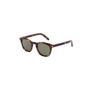 Saint Laurent Grön Havana Solglasögon SL 28 Brown, Unisex