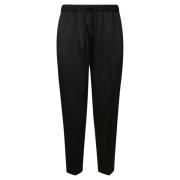 MM6 Maison Margiela Tailorerade byxor med dragsko Black, Herr